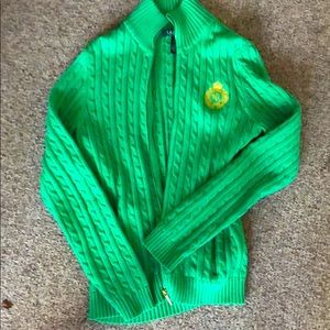 Ralph Lauren zip up sweater